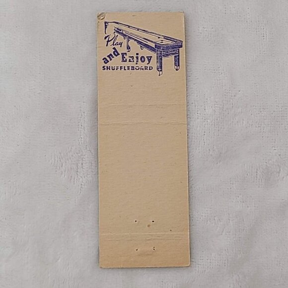 Vintage Matchbook Cover Braugh’s Tavern Monticello IN Indiana White - Picture 5 of 5